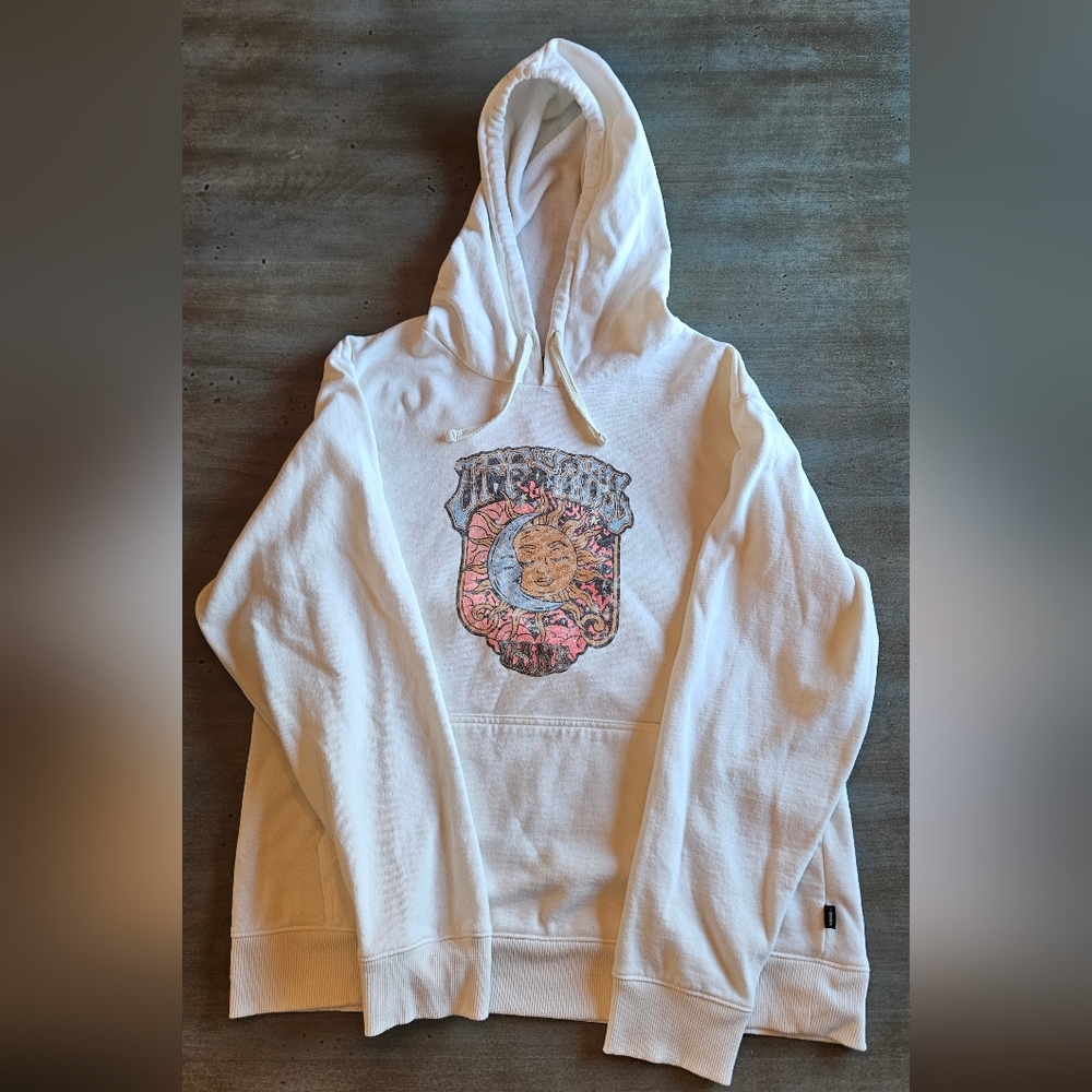 White Graphic Hoodie